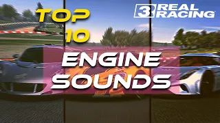 Real Racing 3™ HYPERCAR Engine Sounds Vol.1 | TOP 10 Best Sounding Cars in the Game | ASMR