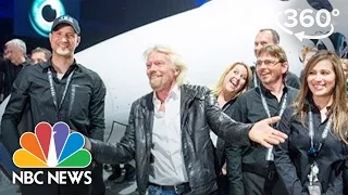 Virgin Galactic Unveils New SpaceShipTwo | 360 Video | NBC News