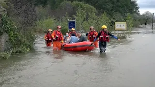 Continuous rain triggers floods and landslides in parts of China