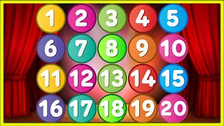 Count Down From 20 to 1 | Numbers & Counting for Children