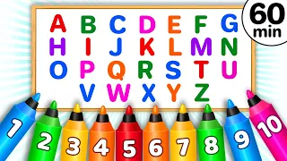 Alphabet ABC Song For Kids | Fun ABCD Song | Kids Videos For Kids | Shapes, Numbers | RV AppStudios