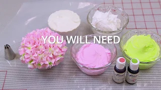 How to Make Striped Hydrangea Cupcakes| Sneak Peak | Global Sugar Art