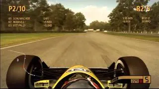 F1 2013 Nigel Mansell Willams FW12 Brands Hatch 5 Lap Race