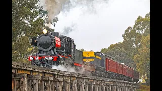 FIRST TRAIN IN 18 MONTHS! The J549 Steam Locomotive Full Load Test