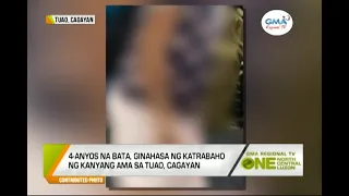 One North Central Luzon: 4-anyos na Bata, ginahasa ng katrabaho ng kanyang ama