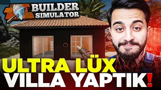 PREMİUM MÜSTAKİL EV YAPTIK! OYUN BİTTİ! Builder Simülatör #4