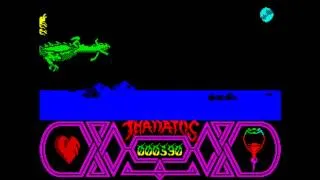 Thanatos (ZX Spectrum) Gameplay