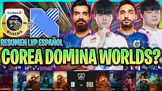 COREA DOMINANDO EL MUNDIAL? -  IW vs DRX RESUMEN WORLDS PLAY IN 2022 LVP ESPAÑOL MUNDIAL LOL