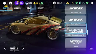 Nfs no limits : Porsche 718 Cayman GT4, stage up to 7(replay races)