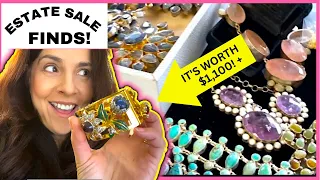 Brilliant Day! Big JEWELRY DESIGNERS ESTATE Sale! Thrift With Me!