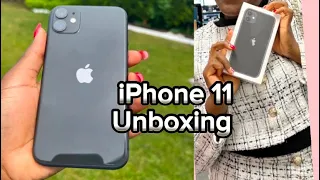Unboxing iPhone 11 128gb(black) in 2023 , Accessories , Set up + Camera test