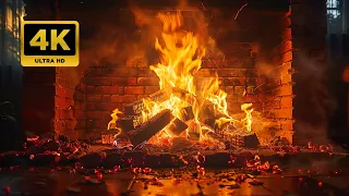 Fireplace 3 Hours🔥Flickering Flames Symphony 🔥Relaxing Fireplace Sounds for Ultimate Comfort