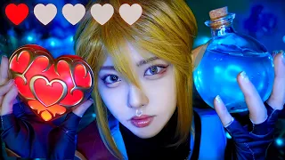 ASMR Link patches up your wounds❤️‍🩹(No Talking,Personal Attention Roleplay)