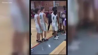 'Basket-brawl' schools punished after fight between players caught on camera