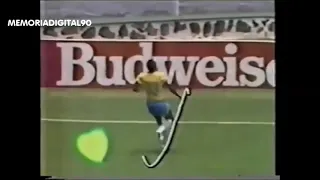 COPA 86 Brasil  4 x 0 Polonia montagem Imagens Globo Audio Luciano do Valle Bandeirantes