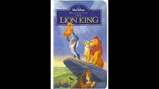 Opening to The Lion King 1995 VHS (Version #4)