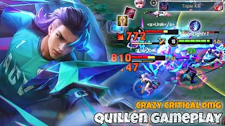 Quillen Jungle Pro Gameplay | High Critical Damage | Arena of Valor Liên Quân mobile CoT