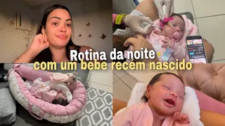 ROTINA DA NOITE COM  UM BEBÊ RECÉM NASCIDO | NÃO É FÁCIL