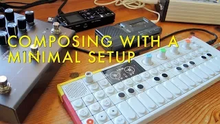 Composing With A Minimal Setup | OP1, FX Deformer, Piano, Dictaphone, Timeline