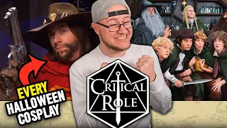 Vox Machina Fan Reacts to Critical Role ALL Halloween Costumes