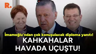 İmamoğlu'ndan Erdoğan'ın diplomasıyla ilgili çok konuşulacak yanıt! Kahkahalar havada uçuştu!