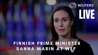 DAVOS LIVE: Finnish Prime Minister Sanna Marin speaks at the World Economic Forum