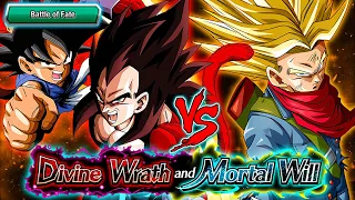 DIVINE WRATH AND MORTAL WILL STAGE 9 MISSION! BATTLE OF FATE VS TRUNKS! (Dokkan Battle)