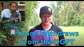 Simon Lizotte Drops Out of the DGPT Championship :(