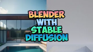 Blender with Stable Diffusion XL Tutorial - Modern house