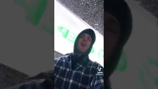 Подумал о тебе и пошёл снег❄️