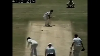 Colin Croft quick delivery vs Australia 1979