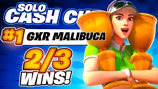 1ST SOLO CASH CUP FINALS -  2/3 VICTORIES 🏆 | Malibuca