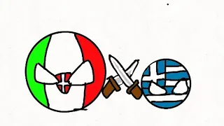 Italy Invades Greece [Countryballs]