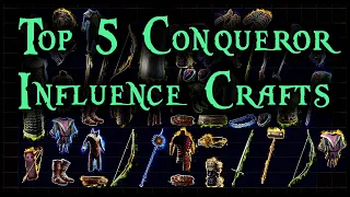 Top Five Conqueror Influenced Items to Craft For Profit and Upgrades (Path of Exile)