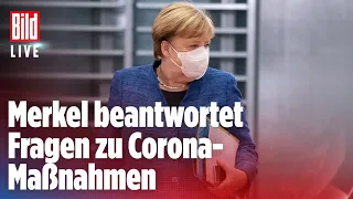 🔴  Pressekonferenz der Bundesregierung zu Corona: Merkel erklärt den Lockdown | BILD Live vom 02.11.