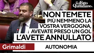 Voto ripetuto in commissione, Grimadi: "Non temete più la vergogna. Avete annullato un gol valido"