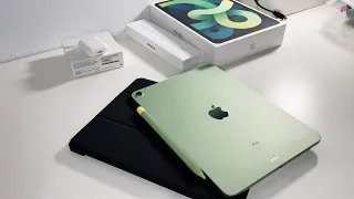 [unbox] Ipad Air 4 (green) with Apple Pencil 2 - ASMR แกะกล่อง │mimisecret