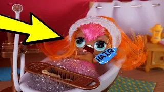 LOL SURPRISES DOLLS Morning Routine CUTIE'S Hair Grows Super Long!