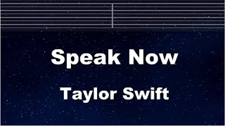 Practice Karaoke♬ Speak Now - Taylor Swift 【With Guide Melody】 Instrumental, Lyric, BGM