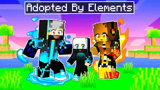 Adopted By ELEMENTALS In Minecraft (Hindi)