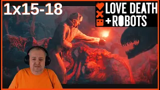 Love, Death & Robots 1x15-18 REACTION (Blindspot, Ice Age, Alternate Histories, The Secret War)