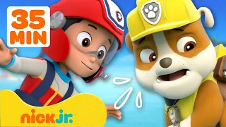 Paw Patrol - La Squadra dei Cuccioli | Migliori missioni di LAVORO DI SQUADRA | 35 minuti | Nick Jr.