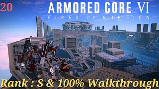 intercept the corporate forces & breach the karman line S Rank & 100% Walkthrough ( battle log) Ac6