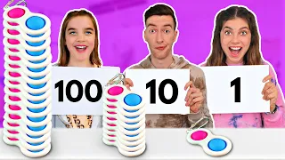 100 LAGEN FIDGET TOYS CHALLENGE! *DEEL 2* #295