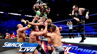 Breezango, Ryder & Dillinger vs. Corbin, Ziggler, Rawley & Colon: SmackDown LIVE, April 3, 2018