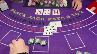 BLACKJACK $2,000 BUY IN 6 DECK SHOE