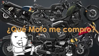 Opciones de motos para el carné A2 estilo Clasico y Scrambler