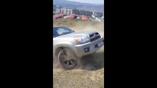 Toyota 4Runner Limited 4wd 4.7 L V8 Off Road climbing a hill Tbilisi, Georgia