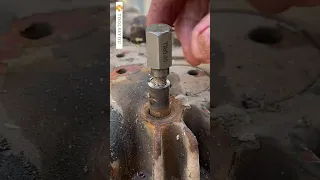 Remove damaged rusty bolts