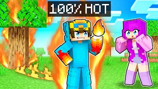 Nico Got 100% HOT In Minecraft!